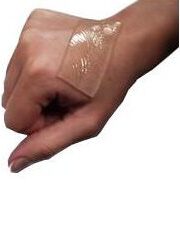 trattamento cicatrice con lamina di silicone